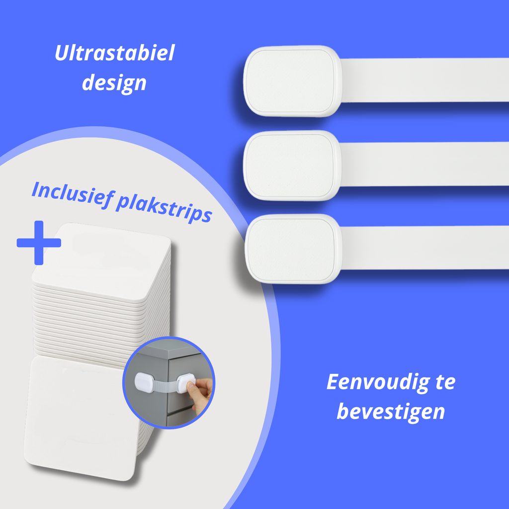 Kinderslot Kastjes - 4st