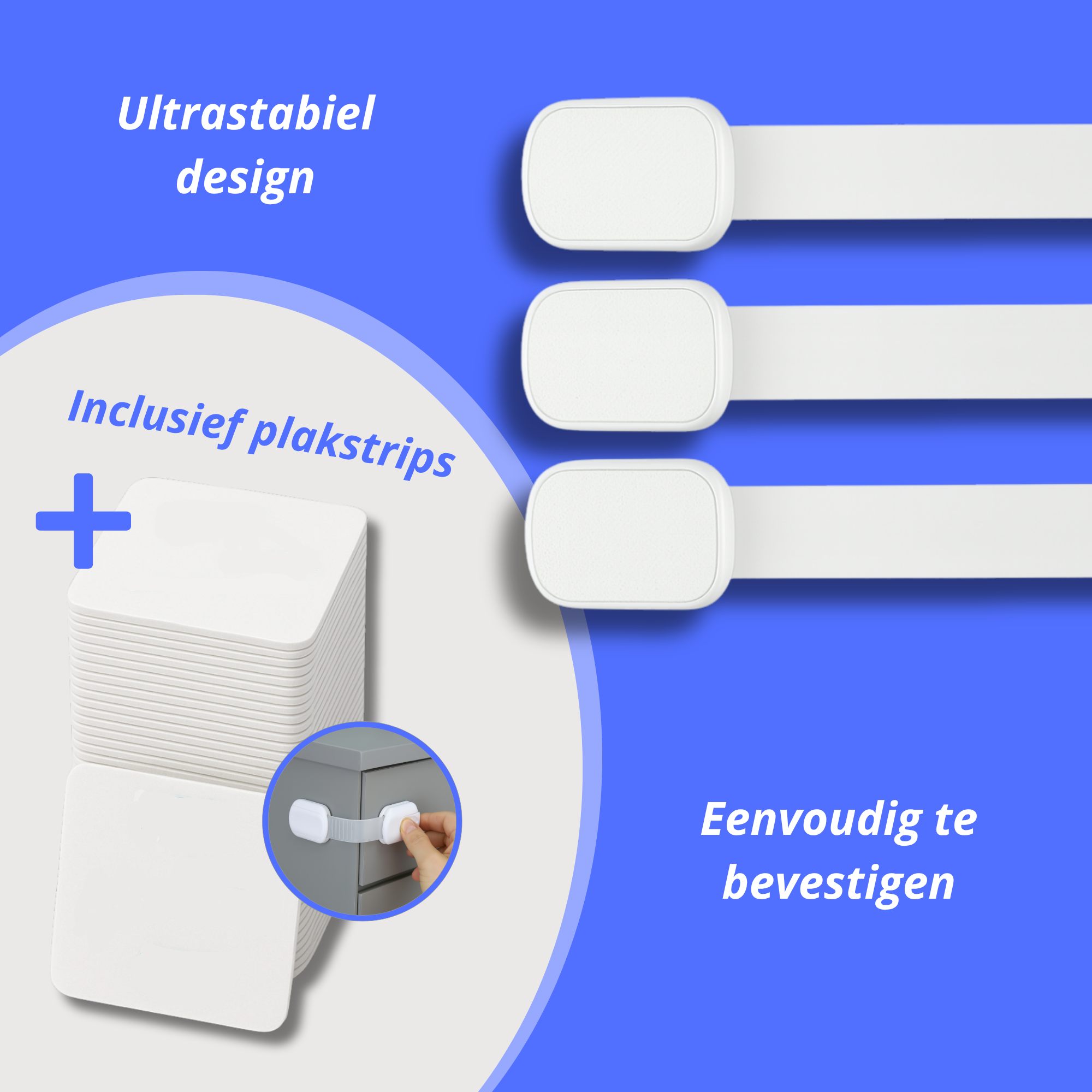 Kinderslot Kastjes - 4st