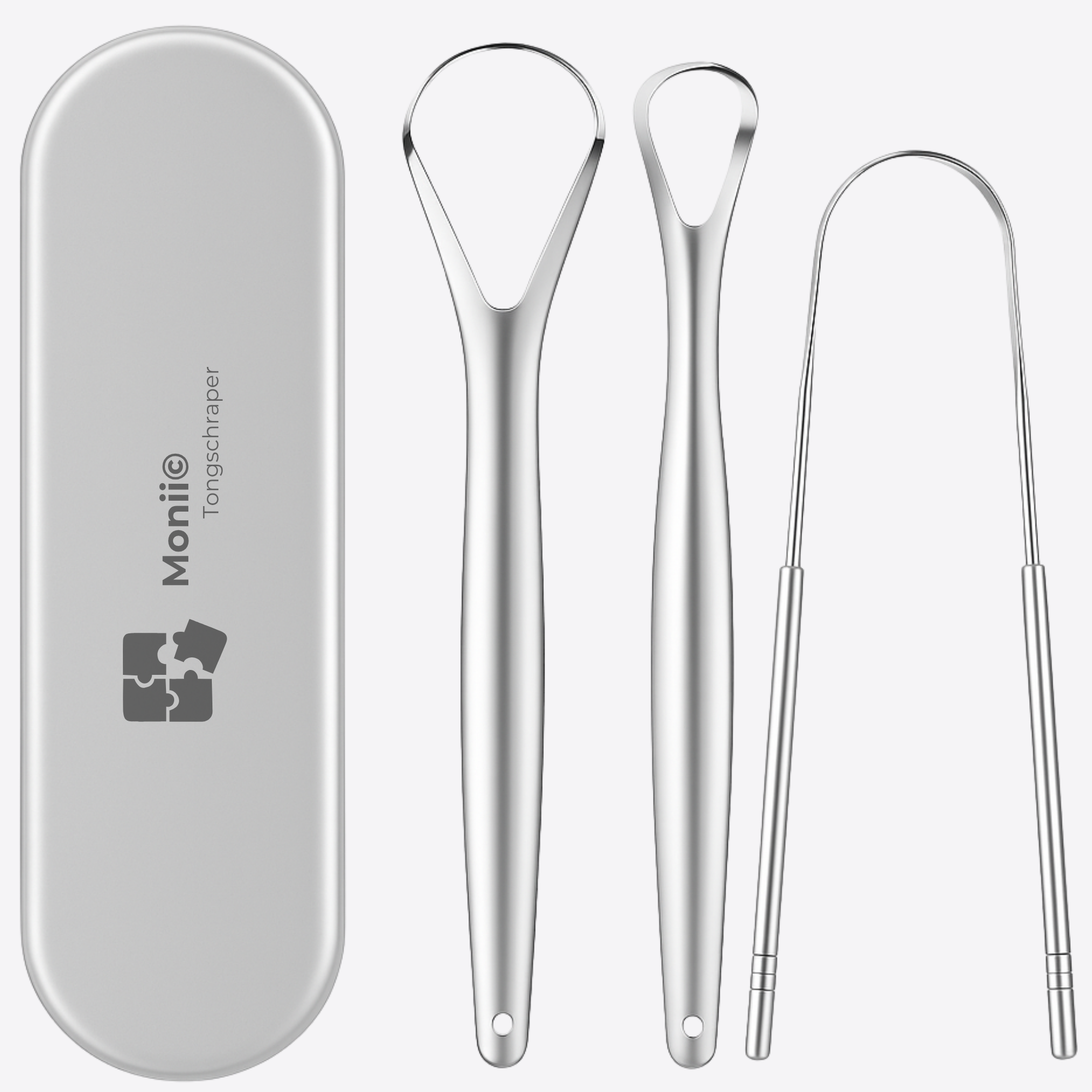 Tongschraper Set