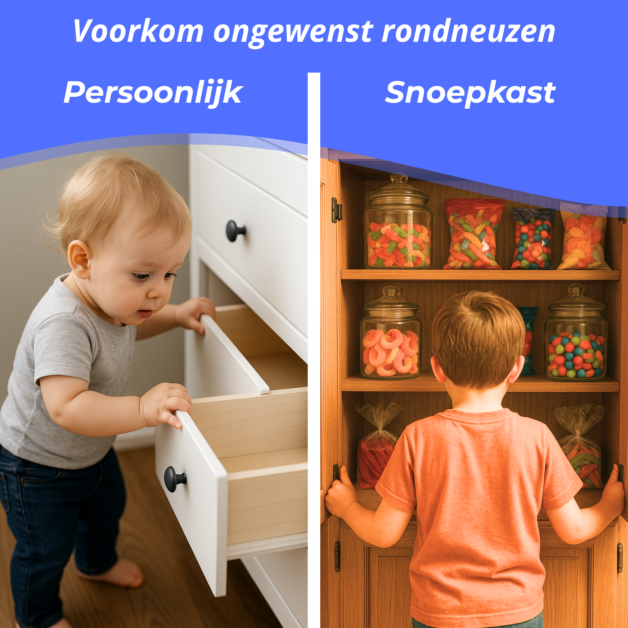 Kinderslot Kastjes - 4st