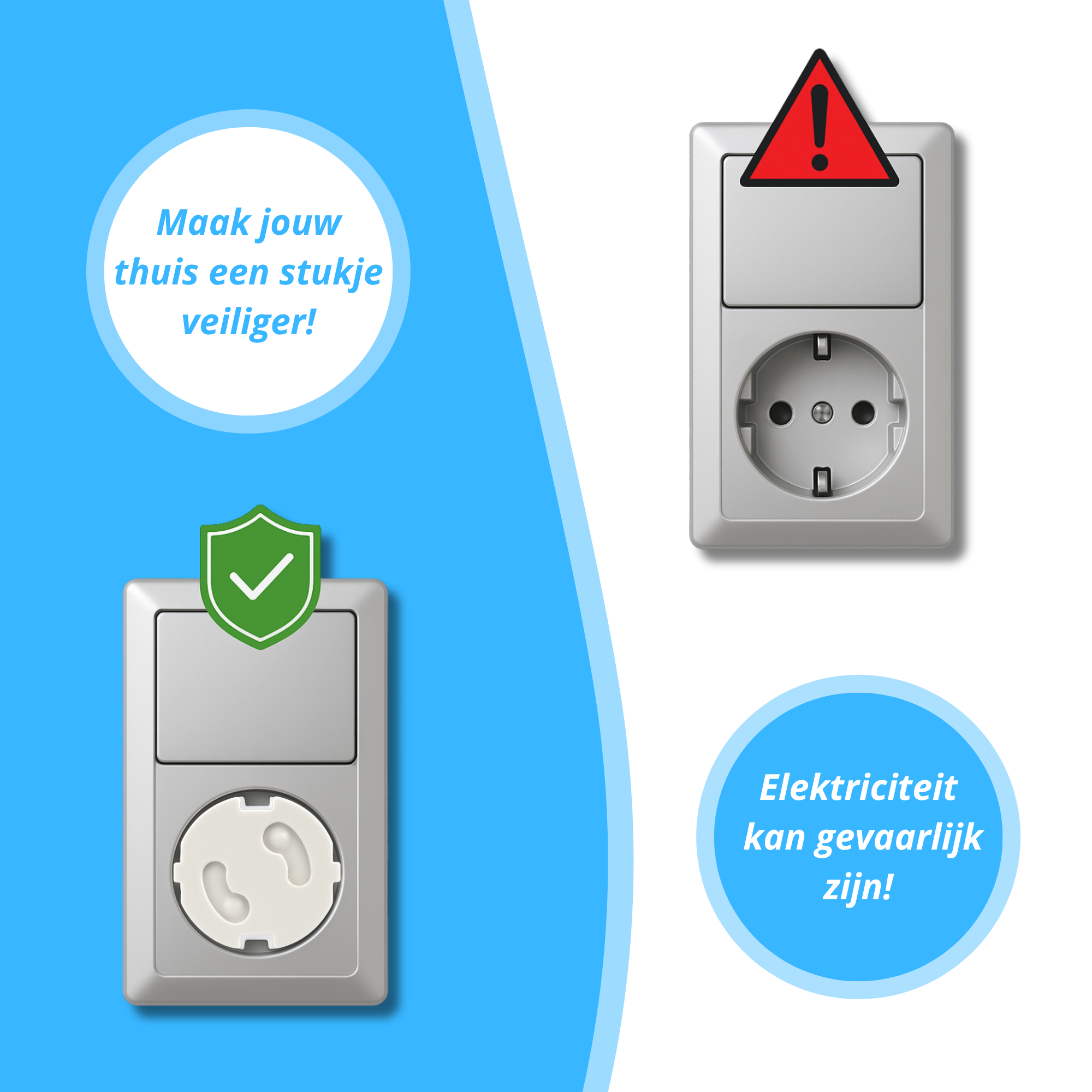 Stopcontactbeveiliging – 24 Stuks