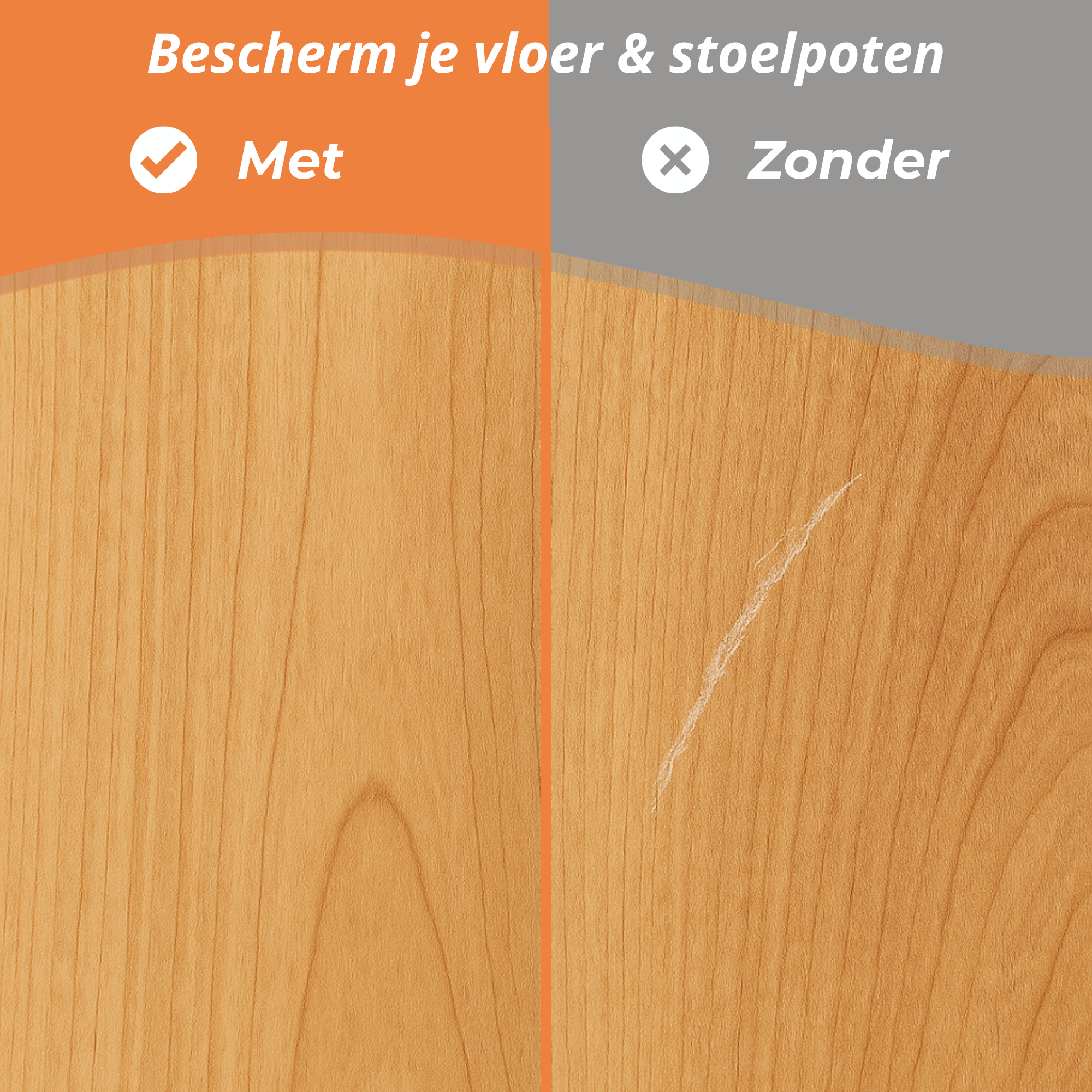 Stoelpoot Beschermers - 24st
