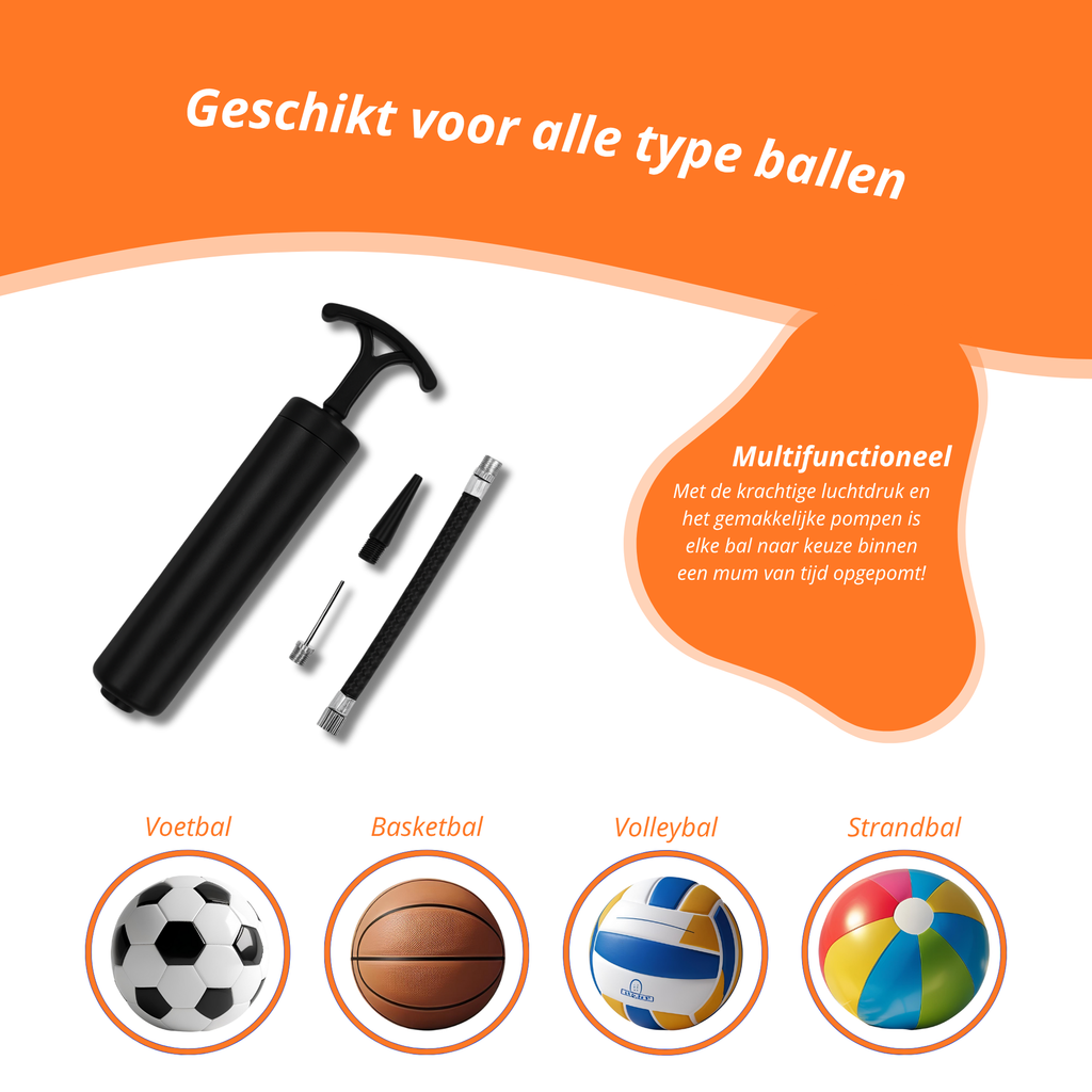 Ballenpomp - Incl. Slang & Naald