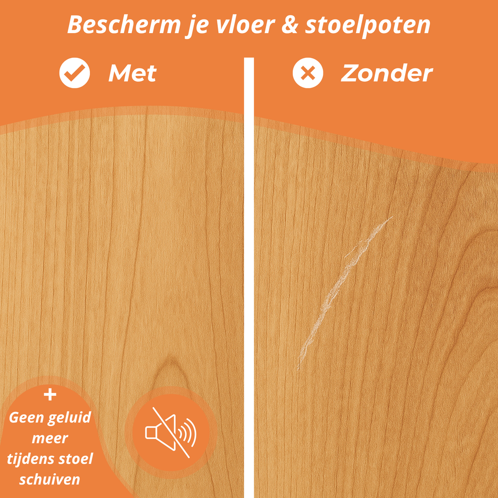 Stoelpoot Beschermers - 24st