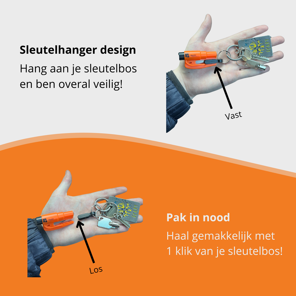 Sleutelhanger Veiligheidshamer