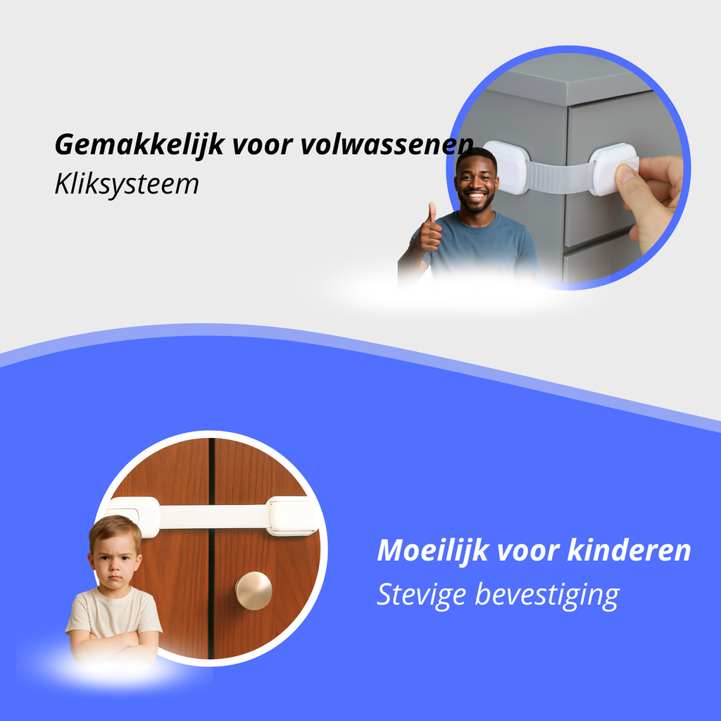 Kinderslot Kastjes - 4st