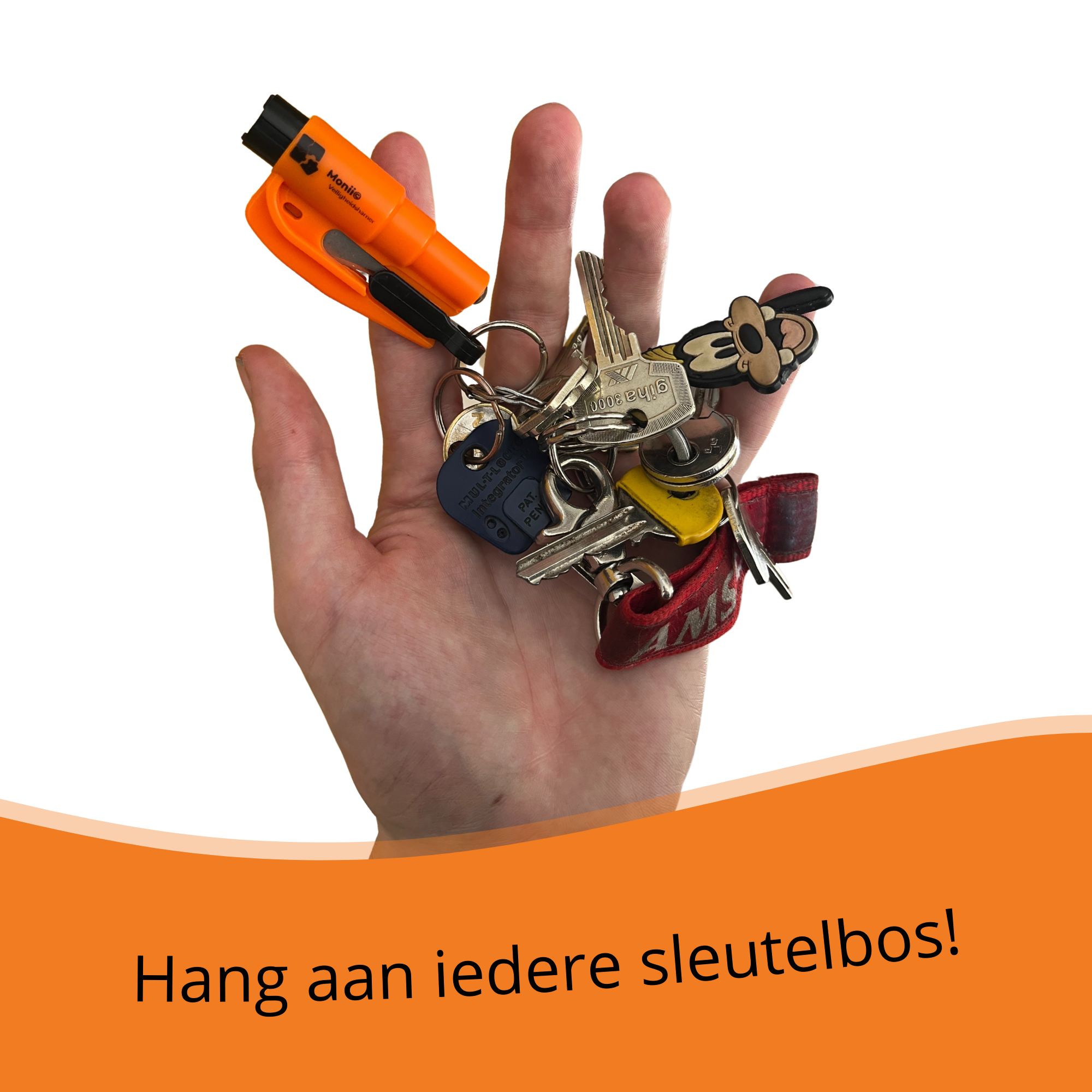 Sleutelhanger Veiligheidshamer