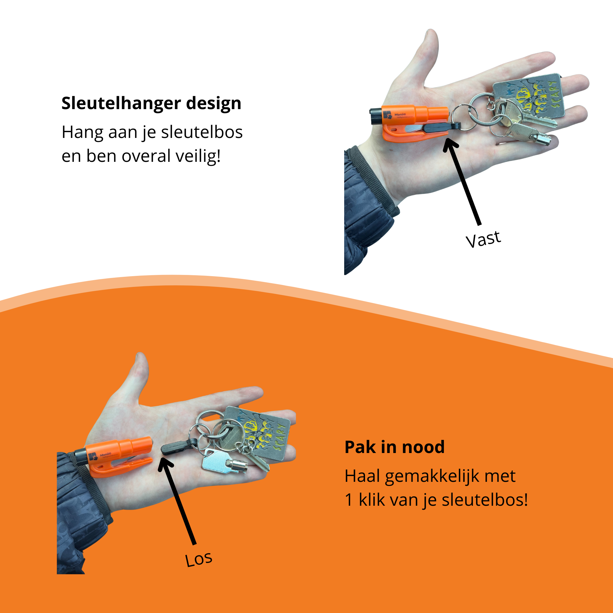 Sleutelhanger Veiligheidshamer