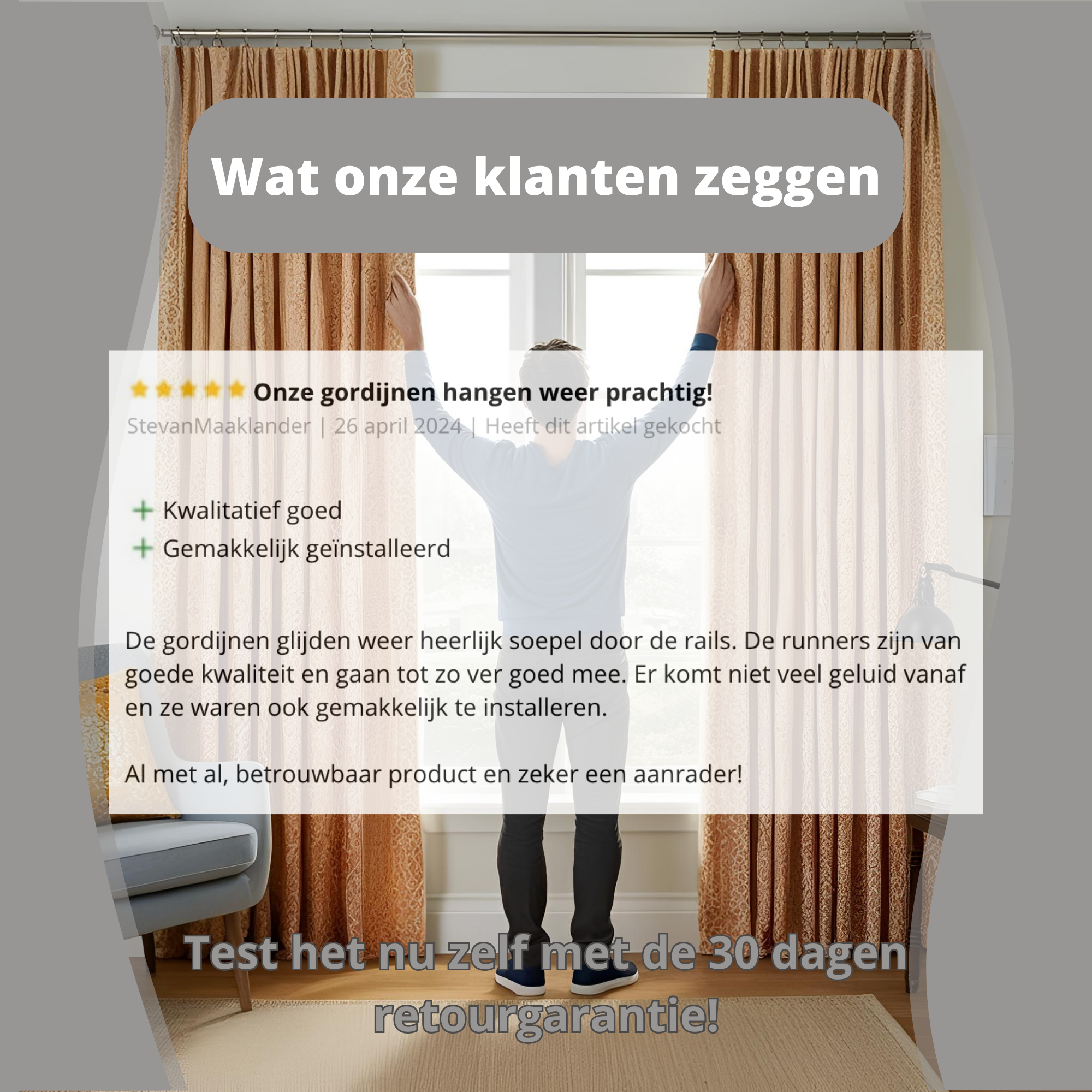 Gordijnrunners - 100st